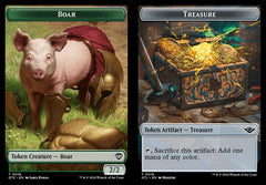 Boar (0016) // Treasure (0018) Double-Sided Token