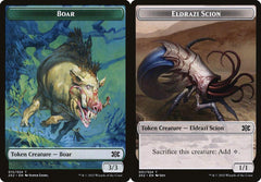 Boar (015) // Eldrazi Scion (001) Double-Sided Token - Foil