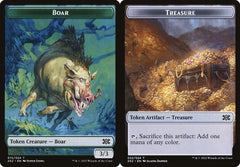 Boar (015) // Treasure (022) Double-Sided Token - Foil