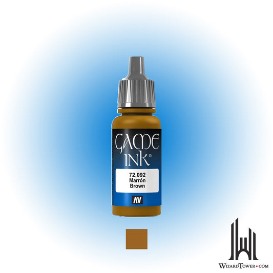 Vallejo Game Color Brown Ink 092 - 17ml