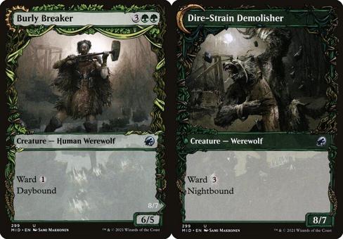 Burly Breaker // Dire-Strain Demolisher (299) (Showcase)