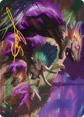 Burning Sun's Fury (29/81) Art Card (AMOM) - Gold-Stamped Signature