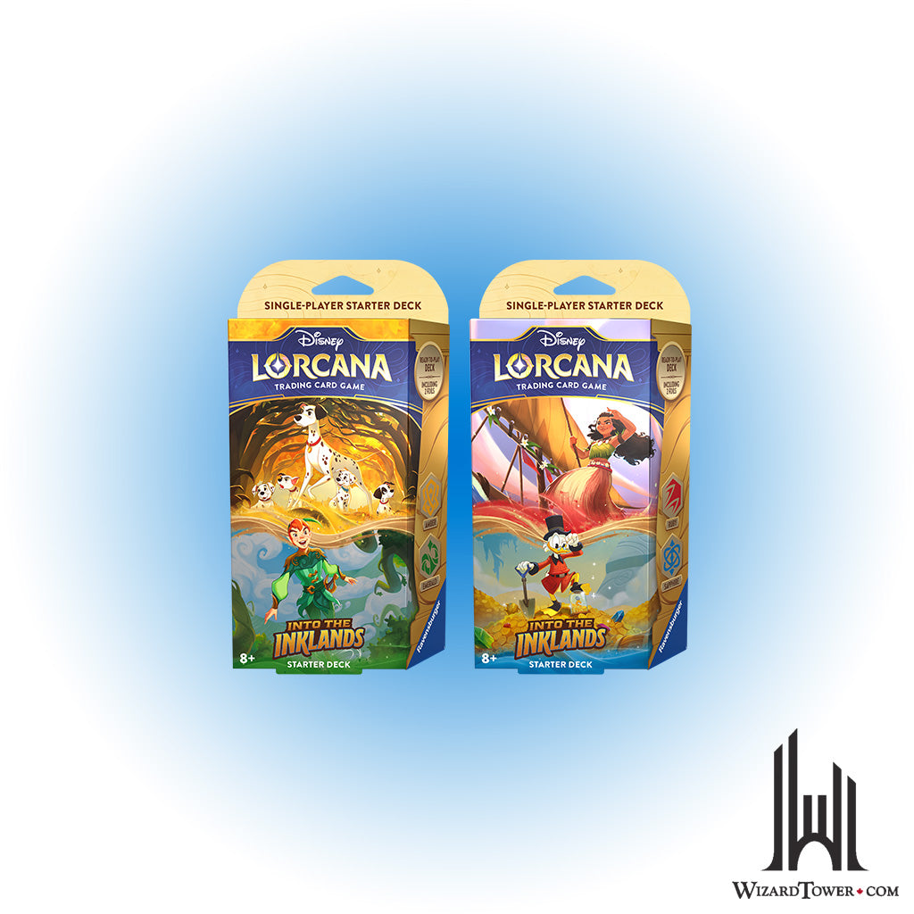 Disney Lorcana Into the Inklands Starter Deck - Set of All 2
