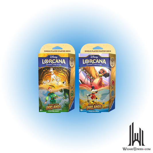Disney Lorcana Into the Inklands Starter Deck - Set of All 2
