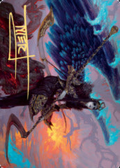 Eradicator Valkyrie (25/81) Art Card (AKHM) - Gold-Stamped Signature