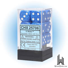 Dice Set - Speckled Water 16mm d6 12ct