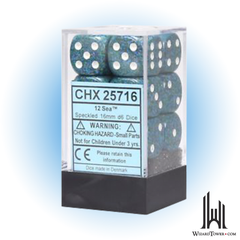 Dice Set - Speckled Sea 16mm d6 12ct
