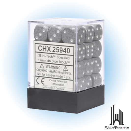 Dice Set - Speckled Hi-Tech 12mm d6 36ct