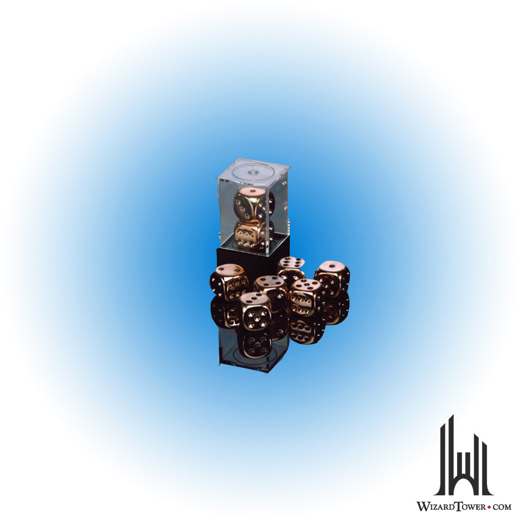 Dice Set - Metal-Plated Copper d6 2ct