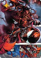 Carnage, Crimson Chaos (47/54) Art Card (ASMP) - Gold-Stamped Signature
