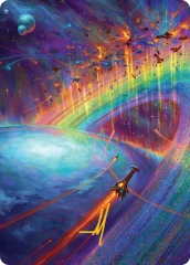 Cascading Cataracts (43/54) Art Card (AEOE) - Gold-Stamped Signature