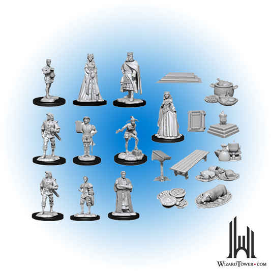 Unpainted Miniature - Dungeons & Dragons - Royal Court