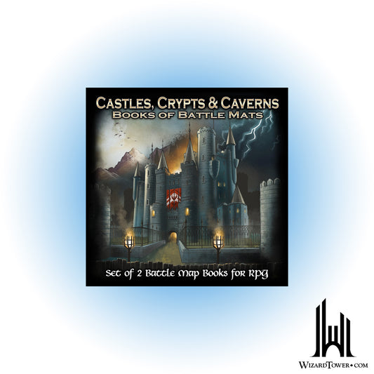 Book of Battle Mats - Castles, Crypts & Caverns