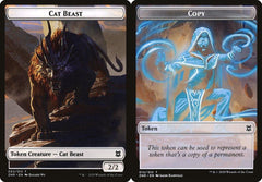 Cat Beast (003) // Copy (012) Double-Sided Token - Foil