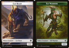 Cat Beast (004) // Elf Warrior (021) Double-Sided Token