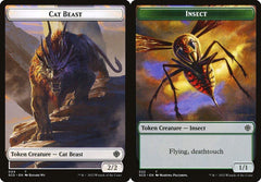 Cat Beast (004) // Insect (022) Double-Sided Token