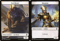 Cat Beast (004) // Soldier (009) Double-Sided Token