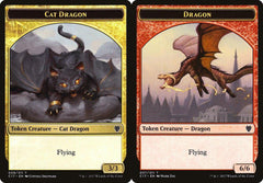 Cat Dragon (009) // Dragon (007) Double-Sided Token