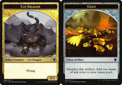 Cat Dragon (009) // Gold (010) Double-Sided Token