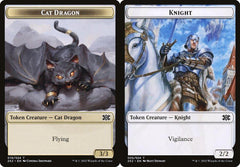 Cat Dragon (019) // Knight (005) Double-Sided Token - Foil