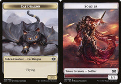 Cat Dragon (019) // Soldier (007) Double-Sided Token