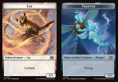 Cat (0002) // Thopter (0010) Double-Sided Token - Foil