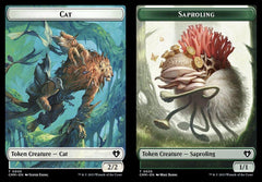 Cat (0005) // Saproling (0035) Double-Sided Token