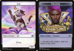 Cat (001) // Treasure (012) Double-Sided Token - Foil