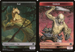 Cat (003) // Goblin (007) Double-Sided Token - Foil