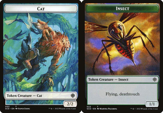 Cat (003) // Insect (022) Double-Sided Token