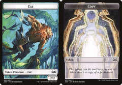 Cat (004) // Copy (031) Double-Sided Token - Foil