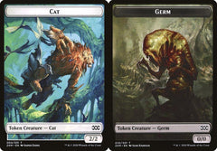 Cat (004) // Germ (010) Double-Sided Token - Foil