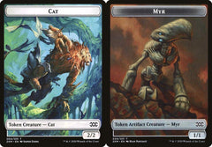 Cat (004) // Myr (024) Double-Sided Token - Foil