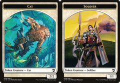 Cat (005) // Soldier (006) Double-Sided Token
