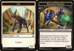 Cat (016) // Resilient Khenra (006) Double-Sided Token