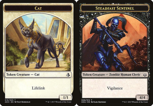 Cat (016) // Steadfast Sentinel (008) Double-Sided Token