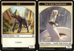 Cat (016) // Tah-Crop Skirmisher (011) Double-Sided Token