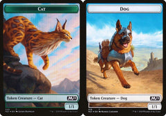 Cat (020) // Dog (019) Double-Sided Token - Foil