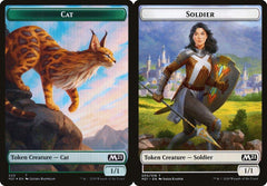 Cat (020) // Soldier (005) Double-Sided Token - Foil