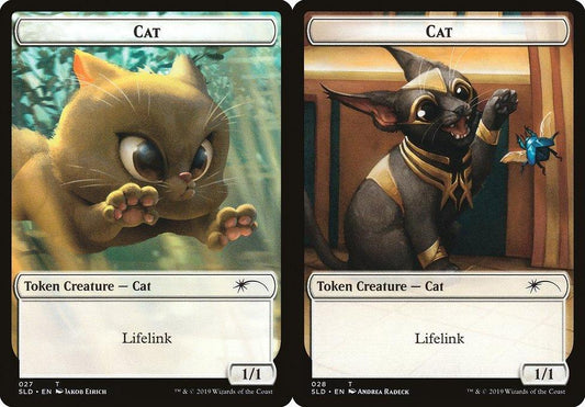 Cat (027) // Cat (028) Double-Sided Token