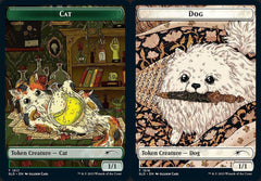 Cat (1517) // Dog (1516) Double-Sided Token - Foil