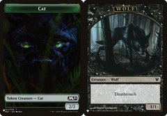 Cat (011) // Wolf (006) Double-Sided Token (PLST)