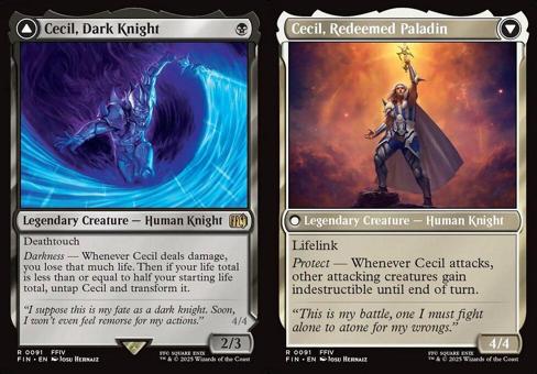 Cecil, Dark Knight // Cecil, Redeemed Paladin