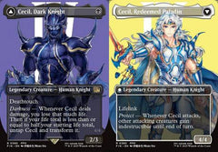 Cecil, Dark Knight // Cecil, Redeemed Paladin (0380) (Borderless) - Foil