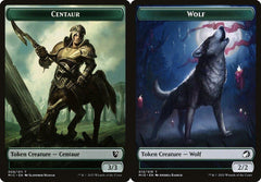 Centaur (008) // Wolf (013) Double-Sided Token