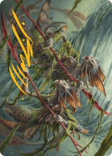 Champions of the Shoal (06/54) Art Card (AECL) - Gold-Stamped Signature