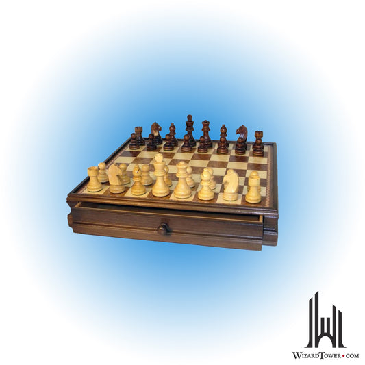 Chess Set - 12" Walnut