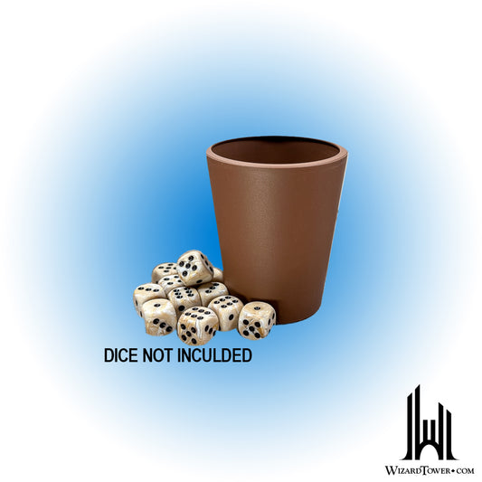 Dice Cup - Flexible Brown