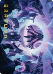 Chorale of the Void (12/54) Art Card (AEOE) - Gold-Stamped Signature