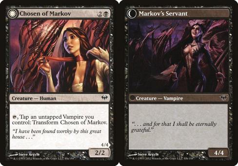 Chosen of Markov // Markov's Servant - Foil